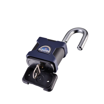 Stronghold SS65S Heavy Duty Open Shackle Padlock | Boron Steel | Official USA Warranty