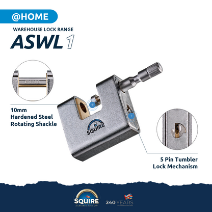 ASWL Armored Steel Padlock specs