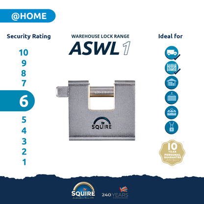 ASWL Armored Steel Padlock specs