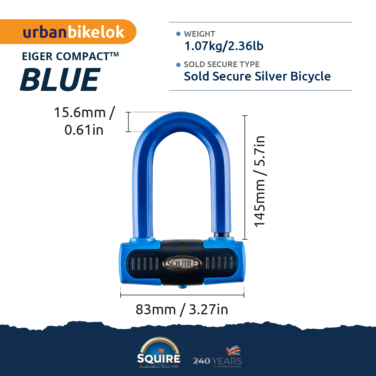 High Security Bik D Lock product spec