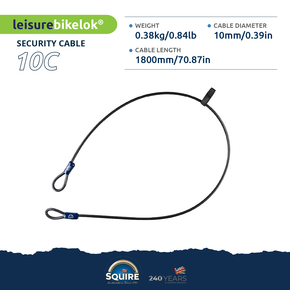 Squire 10C Bike cable specs