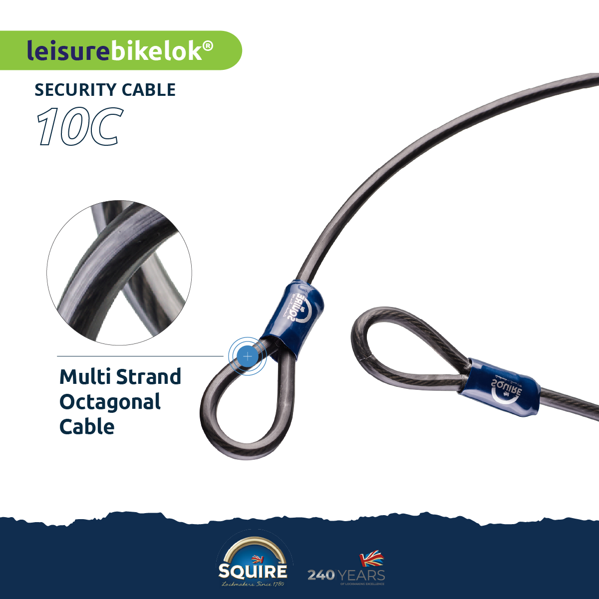 Bike security cable shop