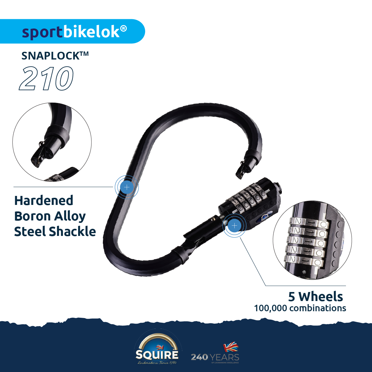 SNAPLOCK 210 Bike product specs