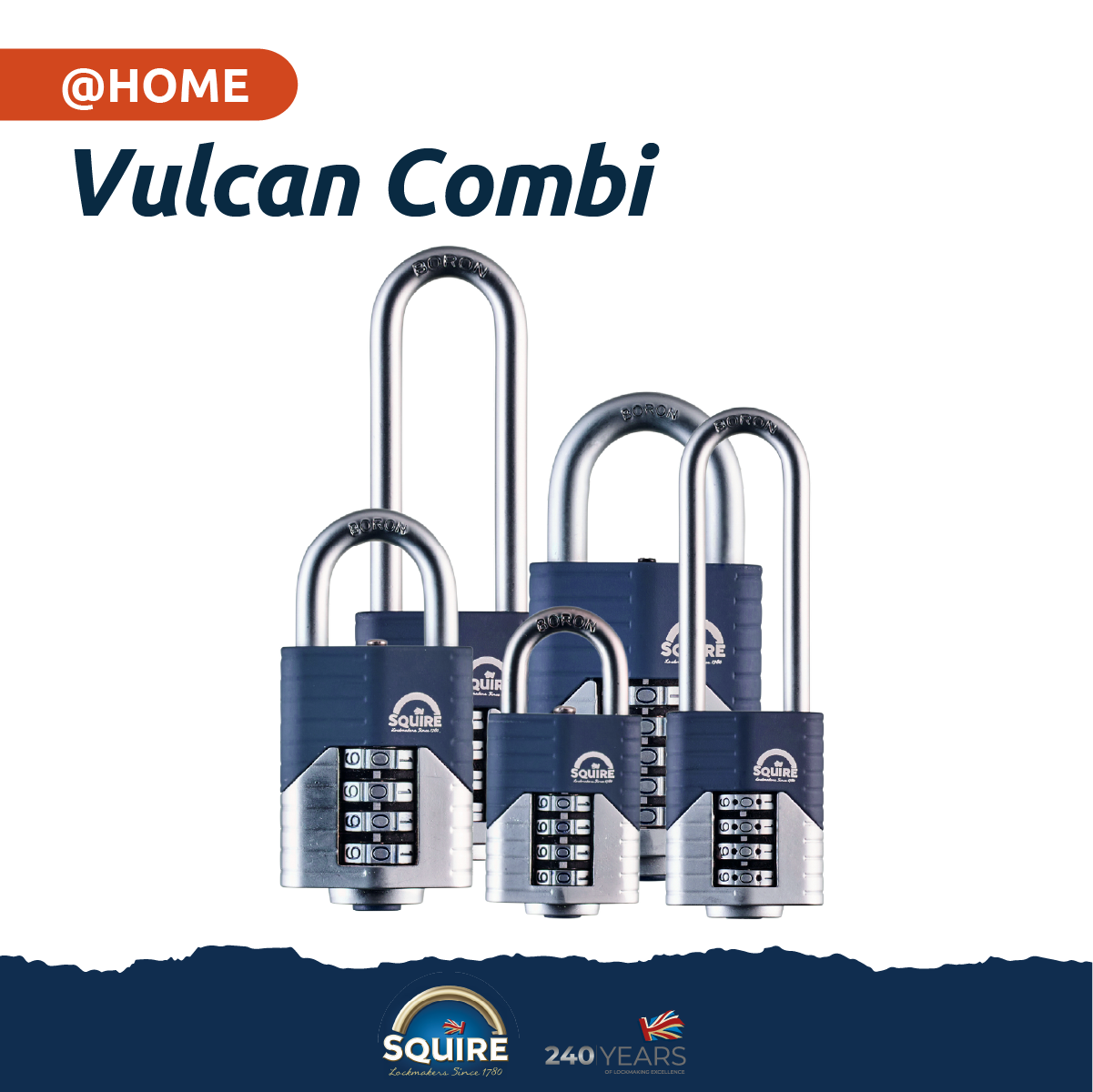 Vulcan Case Hardened Security Chain And Lock Kits