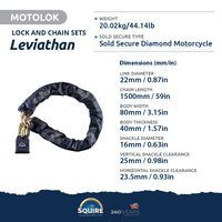 Thumbnail for Leviathan Padlock and Chain Set