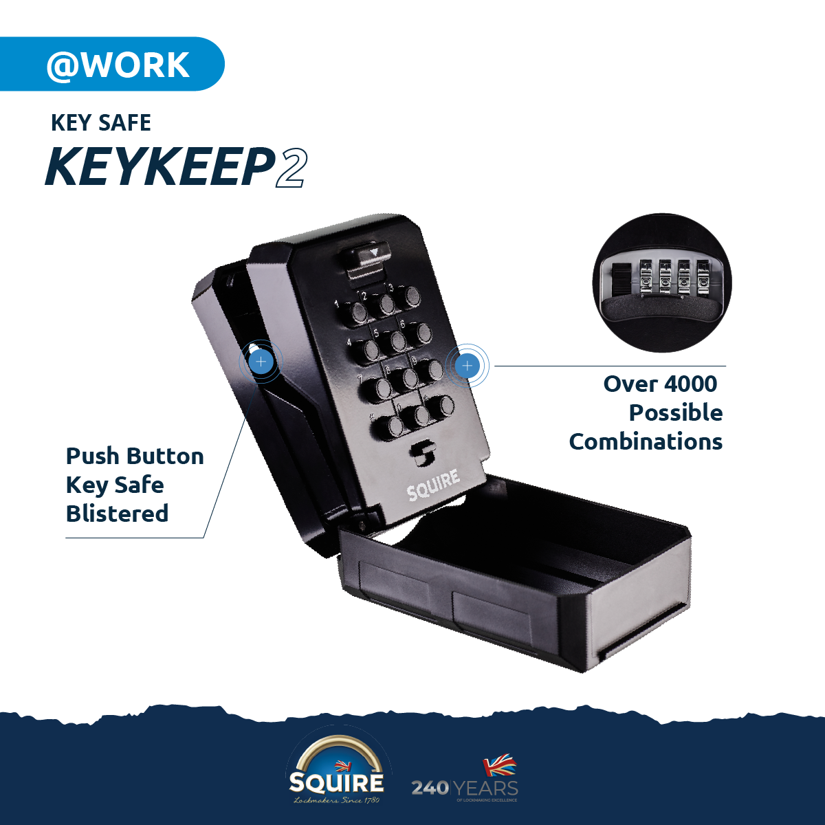 Key Safe 2 - Spare key  PIN Key Safe