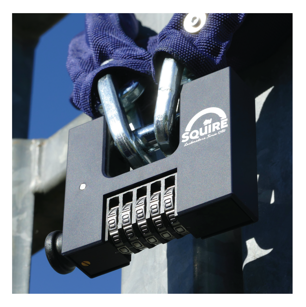 SHCB75 Straight Shackle Boron Steel Combination Padlock