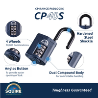 Thumbnail for CP40 Combination All Weather Padlock |Open Shackle | Hardened Steel