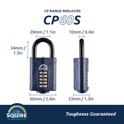 Weathershield™ Combination Padlock | 5-Wheel | CP60