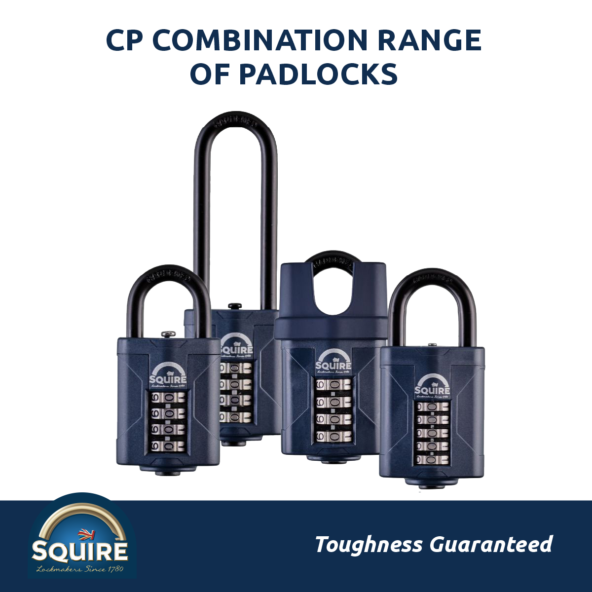 Weathershield™ Combination Padlock | 4-Wheel | CP40