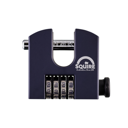 Straight Shackle Boron Steel Combination Padlock | SHCB65 Front Image