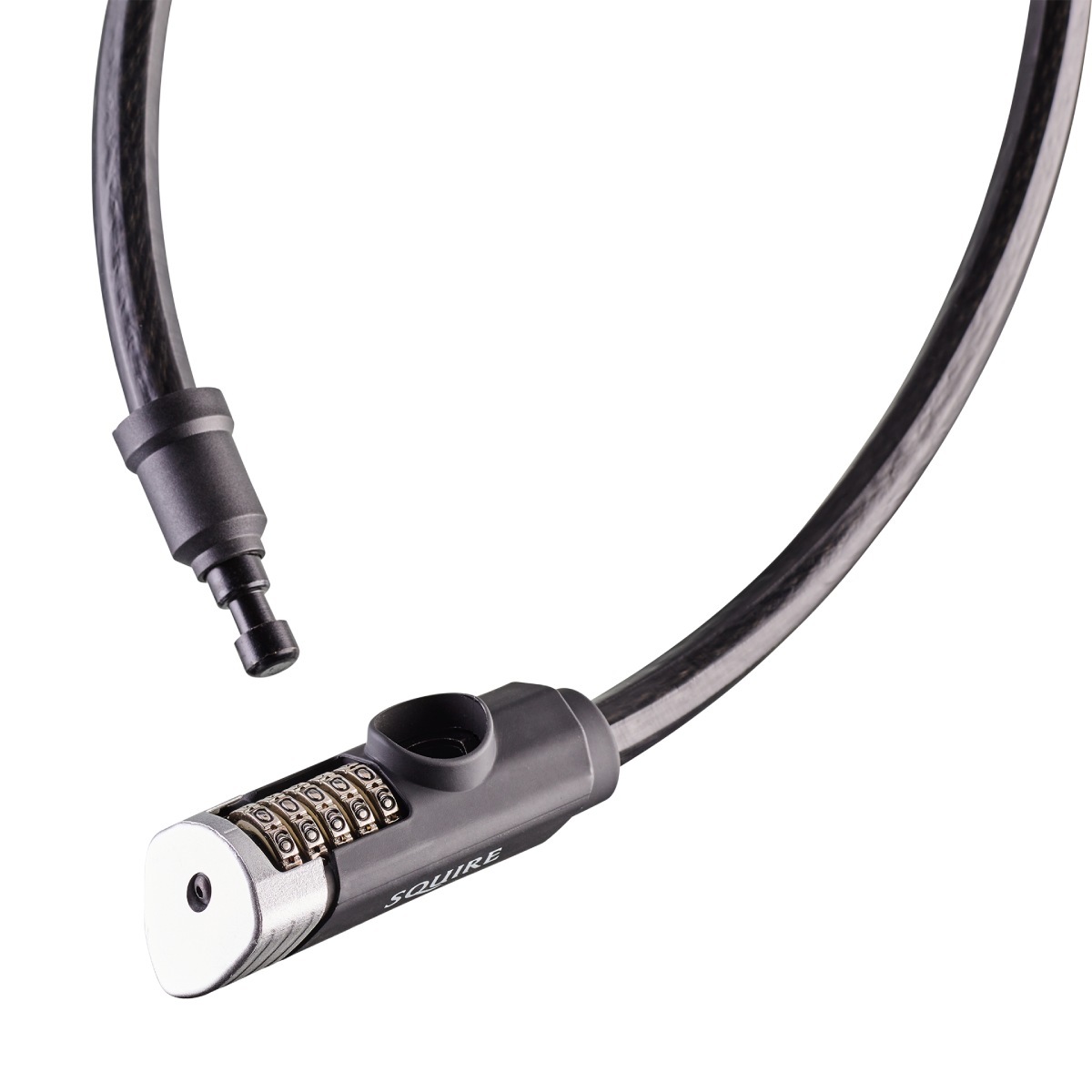 Squire MAKO  Bicycle Integrated Cable Lock | Mako Combi 18/900 open