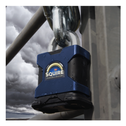 Stronghold SS65S Heavy Duty Open Shackle Padlock | Boron Steel | Official USA Warranty