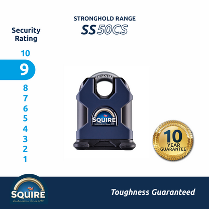 Squire Stronghold Heavy Duty Closed Shackle Padlock security